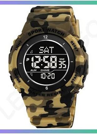 Часы skmei 2400cmdt desert camo электронные спортивные мужские с будильником и секундомером 3 atm sku_aber_1080-3022