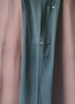Брюки карго широкие max mara р. l-xl 3