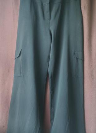 Брюки карго широкие max mara р. l-xl