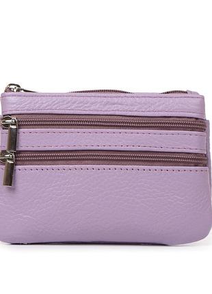 Podium косметичка кожа a-00141 l-purple