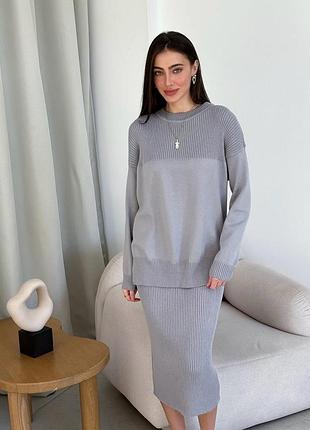 Джемпер katrin сірий art knit