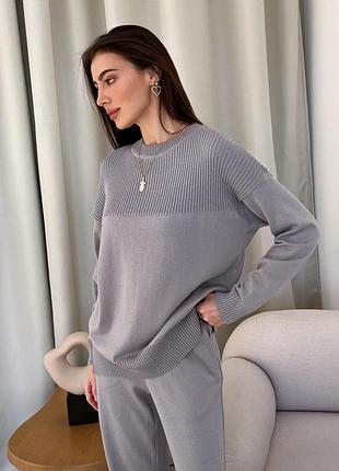 Джемпер katrin серый art knit 2
