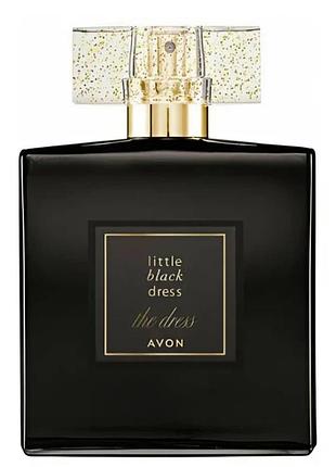 Жіноча парфумерна вода avon little black dress "the dress" (чорне плаття, чорна сукня) 50 мл