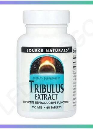 Екстракт якорця tribulus 750мг 60 таблеток добавка для підтримки репродуктивної функції sku_dsn_2023-10-4625