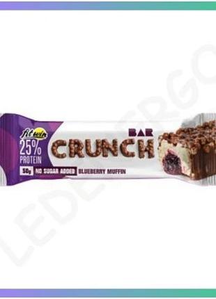 Протеїновий батончик fitwin crunch bar 12x50g з ароматом чорничного мафіну для спорту та активного спо sku_dsn_2023-10-4079