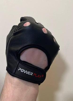 Рукавички для фітнесу powerplay 1572 чорні m 10