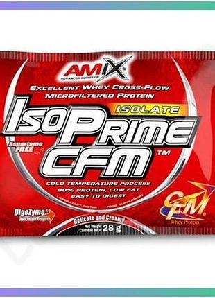 Протеїн amix isoprime cfm 28 грамів шоколад ізолят сироваткового білка для набору м'язової маси sku_fitsh_cn12742-7