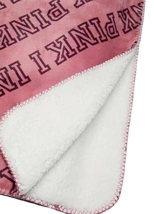 Плед cozy plush blanket victoria's secret рожевий