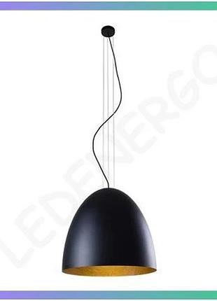 Люстра egg черная 25вт 550мм для современного интерьера с цоколем e27 5 ламп sku_nd-9024