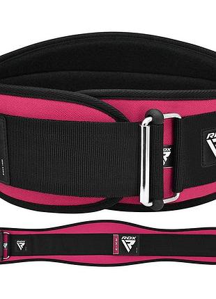 Пояс для важкої атлетики rdx rx3 eva curve неопреновий sharp pink-s