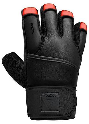 Рукавички для фітнесу rdx l7 micro plus red/black xl 2