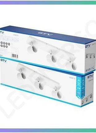 Світильник gtv veneto 3xgu10 20w круглий білий для стелі освітлення приміщення sku_oledim_os-ven20wo3-00