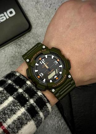 Мужские часы casio aq-s810w-3a 2