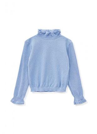 Джемпер для девочки romance голубой art knit