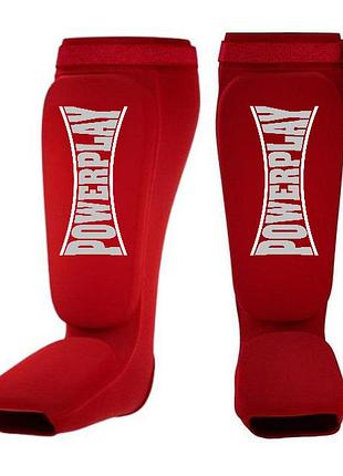 Защита голени и стопы powerplay 3054 classic shin красные m