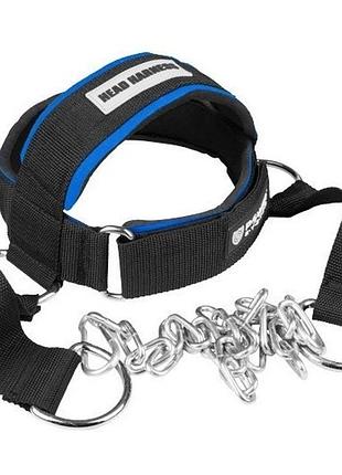 Тяга для шеи power system ps-4039 head harness black/blue