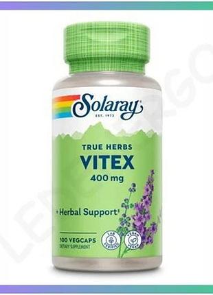 Екстракт плодів вітекса vitex berry extract 400мг 100 капсул для підтримки гормонального балансу та жі sku_dsn_2022-10-1019