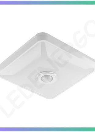 Светильник gtv led квадратный с датчиком движения 12w ip20 4000k для потолка белый sku_oledim_os-itl12wkw-led