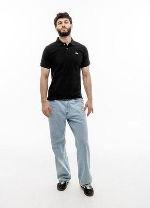 Футболка лакоста, футболка lacoste, футболки lacoste, футболка поло lacoste, футболка унісекс поло, поло чорний: розмір xl
