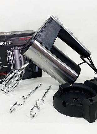 Міксер ручний domotec r6629a 240вт 5 швидкостей із двома насадками