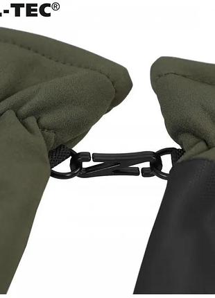 Рукавиці mil-tec softshell thinsulate olive 5