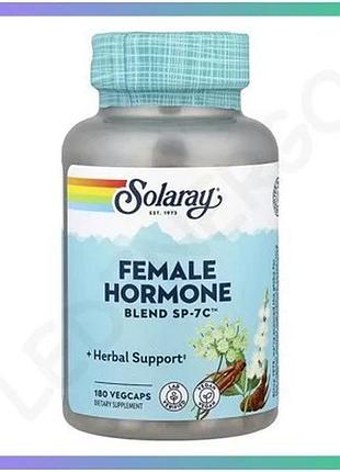 Жіночий гормональний комплекс solaray female hormone blend 180 капсул для підтримки гормонального бала sku_dsn_2023-10-6730