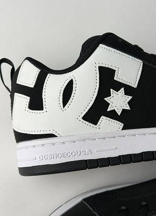 Dc shoes court graffik black white 3
