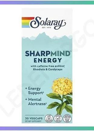 Енергетична добавка solaray sharpmind nootropics energy 30 капсул для ментальної активності та ясності sku_dsn_2024-11-0251