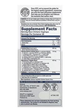 Пребіотики solaray complete probiotic ultimate potency 60 капсул для здоров'я кишечника і імунітету sku_dsn_2024-11-0257 2