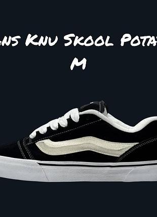 Vans knu skool potato w black white 5