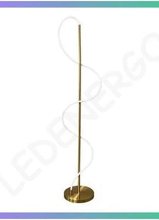 Торшер goldlux emma золотой led 24 вт современный стиль освещения для дома и офиса sku_gl-330192