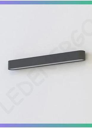 Бра soft led nowodvorski графитовый 11вт 90мм для прикроватной зоны освещение интерьера sku_nd-7528
