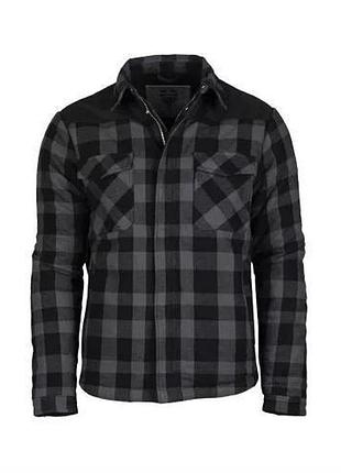 Куртка демисезонная sturm mil-tec "lumber jacket" grey/black