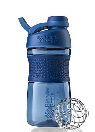 Шейкер спортивный (бутылка) blenderbottle sportmixer twist 20oz/590ml navy (original)