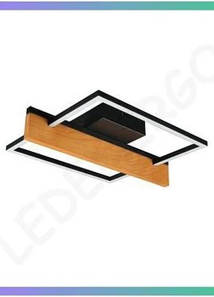 Люстра goldlux larysa черная 11,5вт современная led люстра для дома и офиса sku_gl-334305