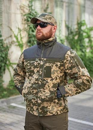 Кофта флісова "kiborg" military gen i піксель зсу