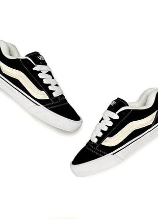Vans knu skool potato m black white