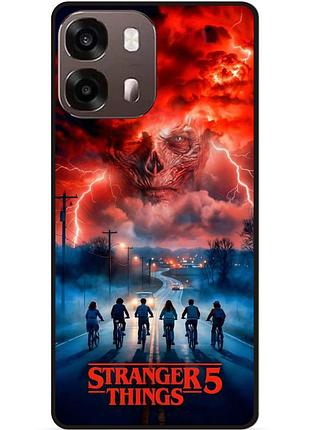 Силиконовый бампер чехол для oppo a6s кино очень странные дела дивні дива
