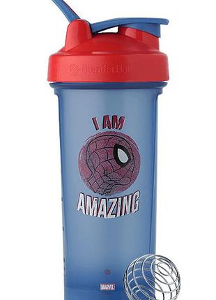 Шейкер спортивный blenderbottle classic loop pro 28oz/820ml marvel spider man (600558)
