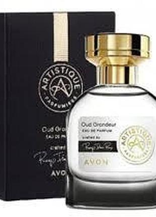 Парфюмерная вода artistique oud grandeur avon, 50 мл