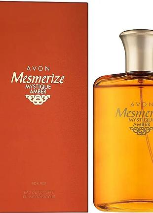 Туалетная вода mesmerize mystique amber him avon, 50 мл