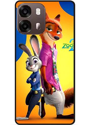 Силіконовий бампер чохол для oppo a6s звірополіс джуді