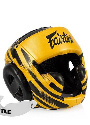 Боксерський шолом fairtex hg16 gold l