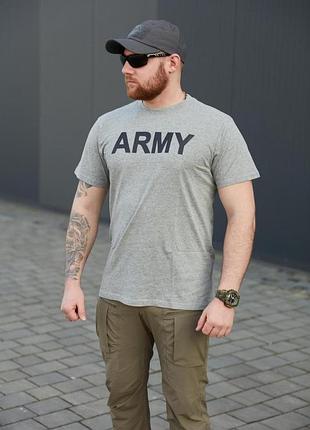 Футболка t-shirt sturm mil-tec army - grey "army" (сірий)