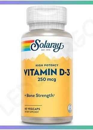 Вітамін d3 super strength 250mcg 60 капсул для підтримки імунітету та здоров'я кісток і зубів sku_dsn_2022-10-1800