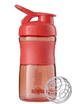 Шейкер спортивный (бутылка) blenderbottle sportmixer flip 20oz/590ml coral