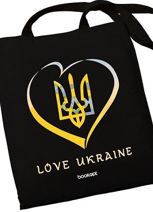 Эко-шоппер bookopt bk4036 love ukraine черный