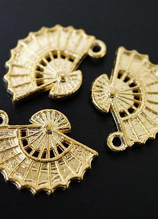 Амулет в гаманець віяло під золото 10 штук