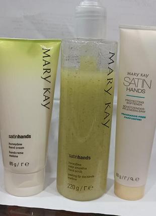 🍈✨ 3-х ступенчатая программа mary kay satin hands® «дыня» уценка по срокам