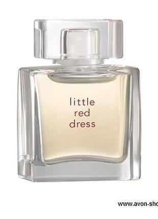 Avon little red dress парфумерна вода 50 ml червоне плаття є старого та нового випуску